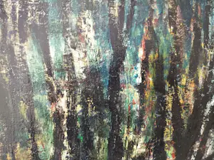 Toon Koster - Expressionistisch boszicht kopen? Bied vanaf 180!