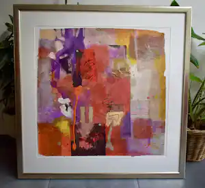 Bram Reijnders - Gemengde techniek - Abstract - Ingelijst (Zeer groot) verkauft für € 160!
