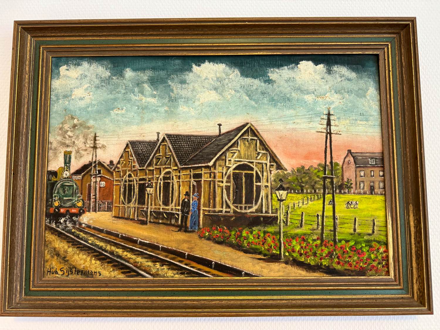 Hub Sijstermans - Ölgemälde station valkenburg kopen? Bied vanaf 250!