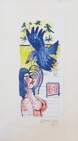 Corneille - Zeefdruk, Zonder titel kopen? Bied vanaf 150!