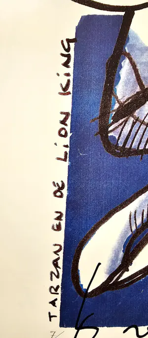 Herman Brood - Tarzan en de Lion king kopen? Bied vanaf 375!