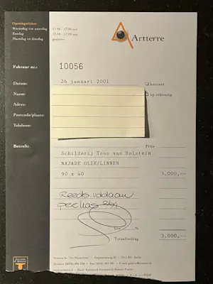 Toos van Holstein - Najade kopen? Bied vanaf 550!