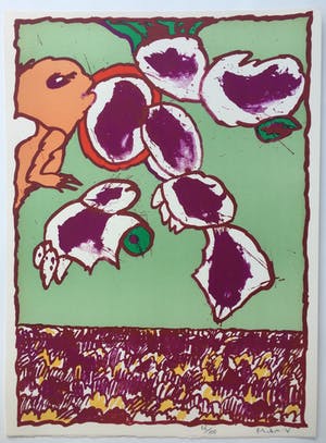 Pierre Alechinsky - litho ‘Galactic Flying Objects’ - 1978 kopen? Bied vanaf 725!