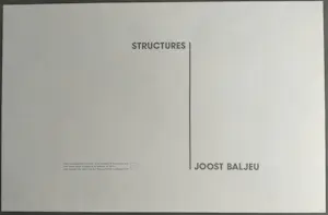 Buy Joost Baljeu - Structures - map met 5 gesigneerde zeefdrukken? Bid from 1199!