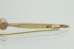 2002- Vintage gouden (14kt) Broche met 3 steens diamant (Amsterdamse roos) kopen? Bied vanaf 180!