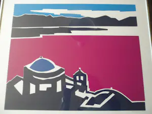 Bob Immink - Zeefdruk, Landschap kopen? Bied vanaf 40!