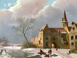 AcheterLouwrens Hanedoes - Dorpsgezicht? Enchérissez de 300!