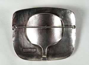 Erwin Springbrunn - Moderne zilveren (925) broche/hanger kopen? Bied vanaf 100!