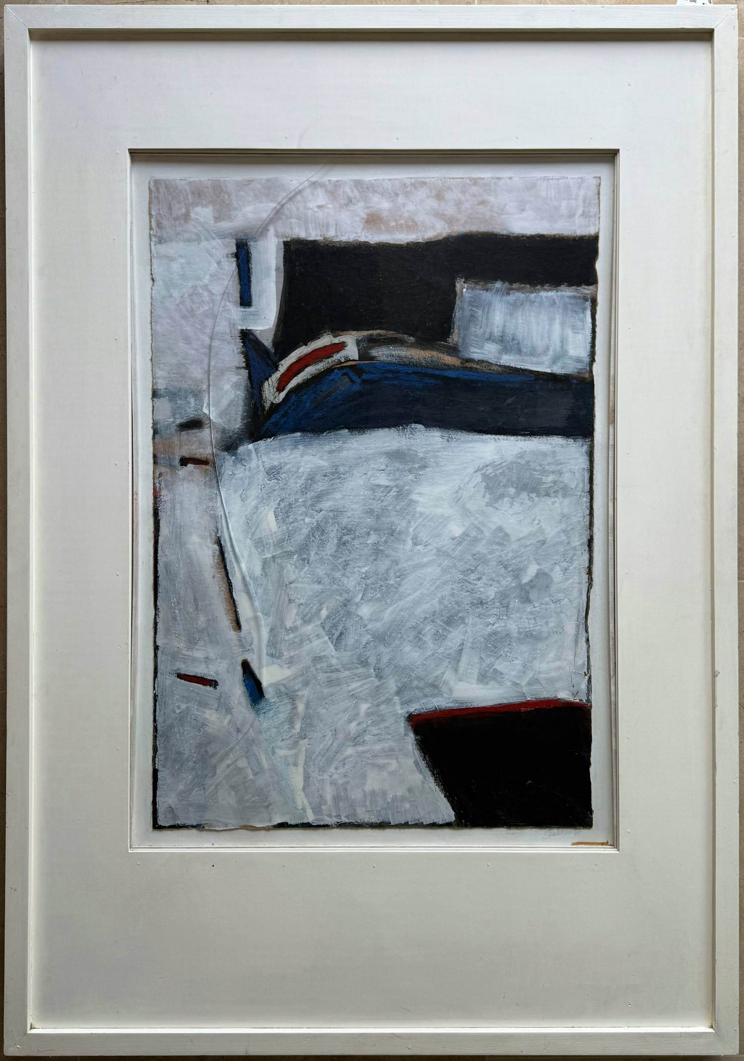 Jan Radersma - Gouache (1988) - Ingelijst. kopen? Bied vanaf 120!