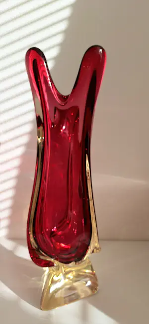 Murano Glas - Unieke schoonheid, grote vaas in prachtige kleur kopen? Bied vanaf 47!