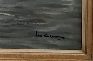 Jan Korthals - Havengezicht Binnen-IJ Amsterdam kopen? Bied vanaf 550!