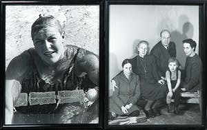 Paul Huf - Foto, lot van twee los ingelijste portretten van o.a. Ada Kok kopen? Bied vanaf 1!