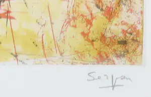 Jaroslaw Serpan - Kleurenets uit Paroles Peintres - Ingelijst kopen? Bied vanaf 1!