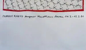 Markus Raetz - tentoonstellingsaffiche kopen? Bied vanaf 40!