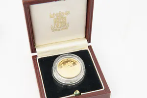 Massief 900/1000 gouden Suriname 500 gulden "Assembly" MUNT in originele doos kopen? Bied vanaf 350!