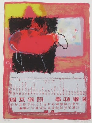 Anna Verrijt - Zeefdruk, Scraps III - Ingelijst kopen? Bied vanaf 1!