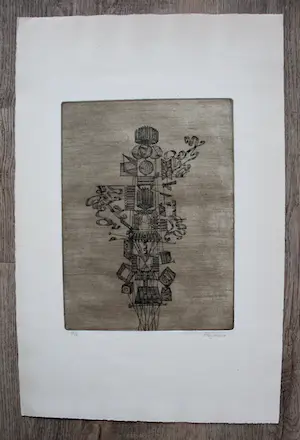 Ramon Alejandro - 4 mooie etsen kopen? Bied vanaf 200!