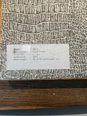 Loek Frenk - 12/25 kopen? Bied vanaf 50!