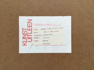 Dorian Hiethaar - Wit prieel in het bos | kleurlitho (ingelijst) kopen? Bied vanaf 30!