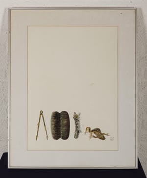 Frans van Eijk - z.t. - 1978 - gouache op papier - BKR Rotterdam kopen? Bied vanaf 20!