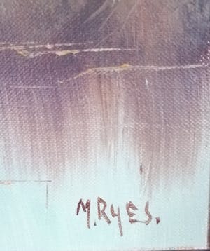 A.A. Dagelet - (1918-1991) - onder pseudoniem van M. Ryes - Boerenlandschap kopen? Bied vanaf 1!