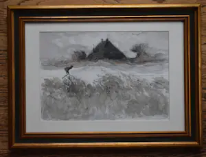 Mart Kempers - Schaatser op natuur ijs in de polder kopen? Bied vanaf 150!