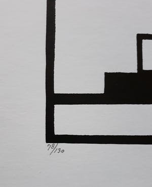 Cesar Domela - Constructivistische compositie, zeefdruk kopen? Bied vanaf 115!