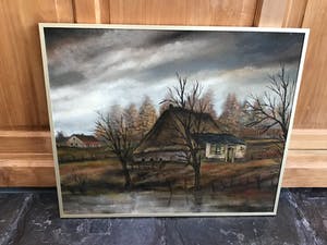 Niet of onleesbaar gesigneerd - Brabants gehucht. kopen? Bied vanaf 1!