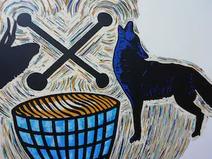 Hans Wap - Edelhert en Wolf kopen? Bied vanaf 70!