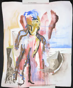 Fernando Lange Walton - Gouache, Zonder Titel kopen? Bied vanaf 35!