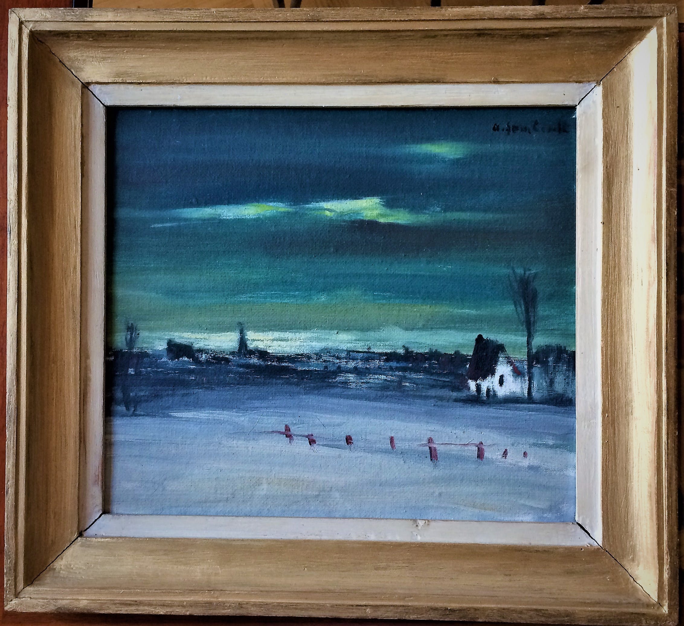 Arthur Lambrecht - (1904 - 1983) - Winterlandschap  kopen? Bied vanaf 49!