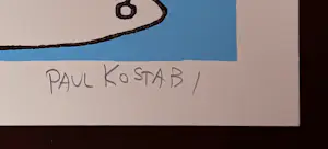 Paul Indrek Kostabi - “Sprkl coffee”. Handgesigneerd. Nr. 84/100. kopen? Bied vanaf 49!