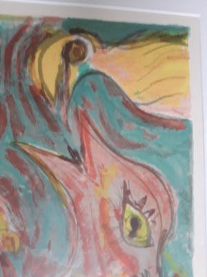 Carl-Henning Pedersen - litho, gesigneerd, genummerd en ingelijst kopen? Bied vanaf 325!