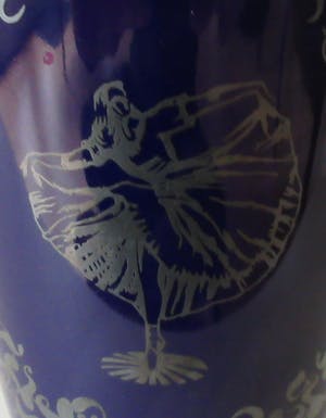 Curiosa - C.C. Alba Ceramica Oviedo - Grote blauwe vaas met sterling zilveren decoratie kopen? Bied vanaf 1!