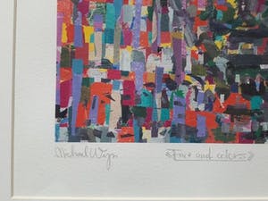 Michael Wyss - Twee kleurrijke en exclusieve zeefdrukken + oevreboek kopen? Bied vanaf 1!