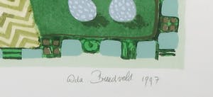 Ada Breedveld - Zeefdruk, Come to my ears - Ingelijst kopen? Bied vanaf 40!