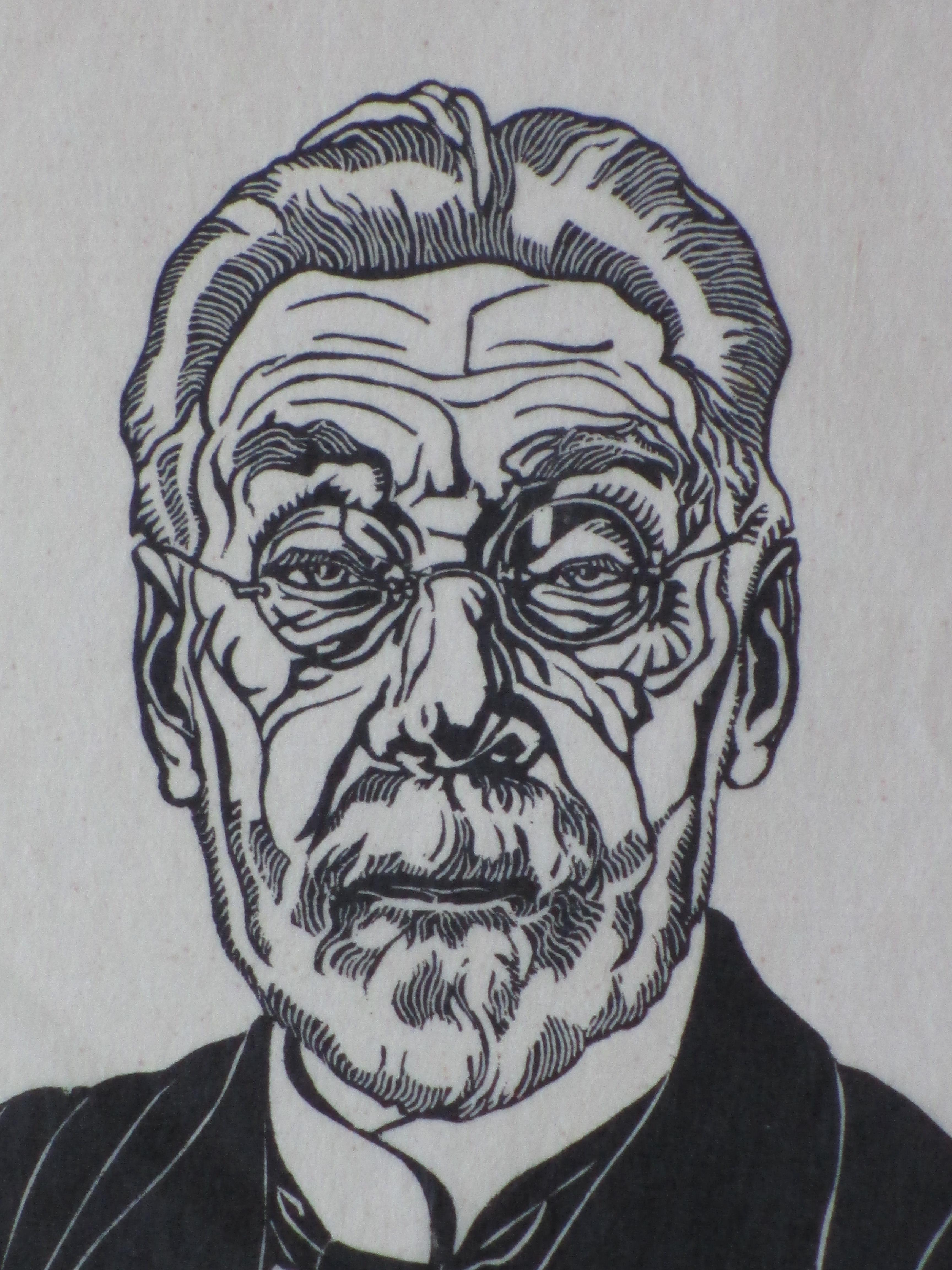 Jan Pzn. Franken - Portret - Houtsnede kopen? Bied vanaf 25!