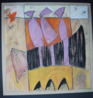 Lukie de Bree - Pastel, groot - mooi ingelijst kopen? Bied vanaf 75!