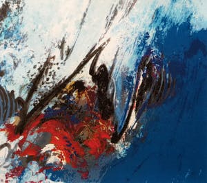 Mattie Schilders - Zeefdruk, Water, Bron van leven (3) kopen? Bied vanaf 1!