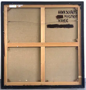 Henk Severens - Femme Jaune - Acryl op doek - 125x120 cm kopen? Bied vanaf 490!