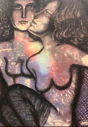 Niet of onleesbaar gesigneerd - Il Baccio - De kus verkocht voor € 1!