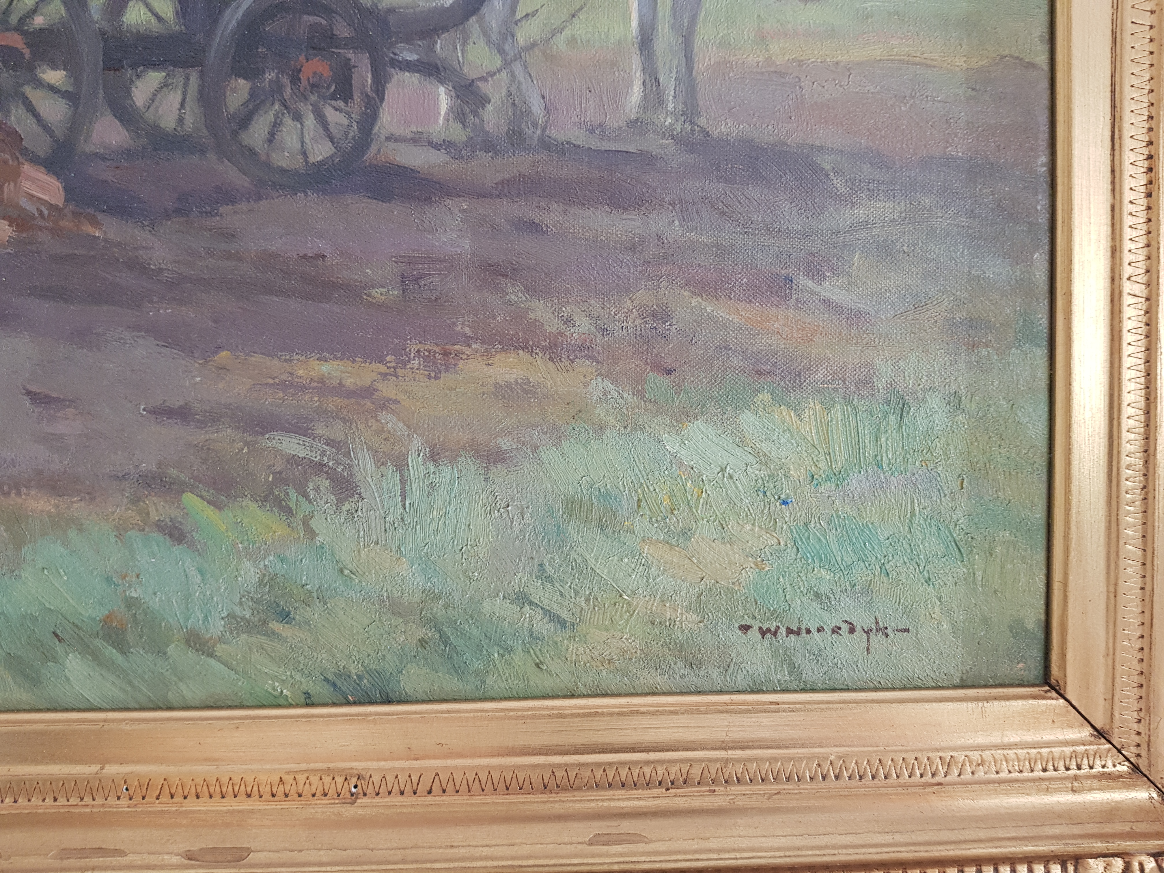 Willem Frederik Noordijk - Boer met paard op het land. kopen? Bied vanaf 260!