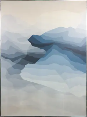 Tom Jansen in de Wal - Acryl op doek, Overcast - Ingelijst (Drieluik) kopen? Bied vanaf 1!