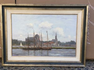 Frits Goosen - C2482 - De haven van Veere kopen? Bied vanaf 1250!