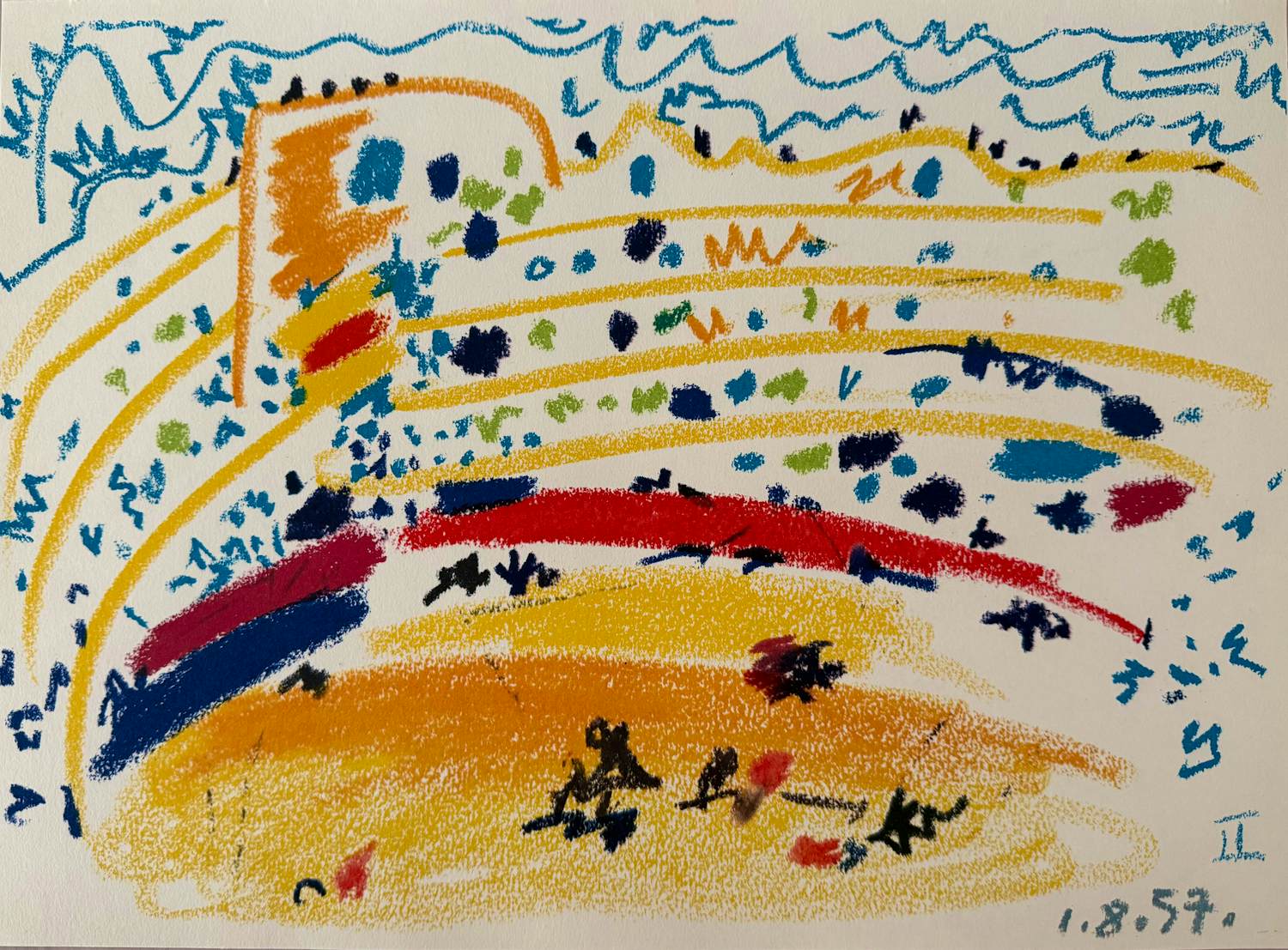 Pablo Picasso - Pablo Picasso - Plaza de Toros / Stierkampfarena II. kopen? Bied vanaf 70!