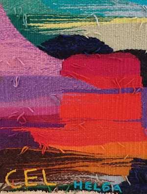 Helga Paetzold - Unicum, geweven wandkleed (CEL) kopen? Bied vanaf 100!