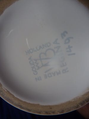 Kunstaardewerkfabriek Regina - FLORIS MEYDAM vaas met oren 1962 kopen? Bied vanaf 25!