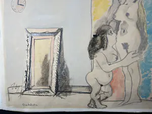 Ed Dukkers - Twee naakten in een interieur kopen? Bied vanaf 100!