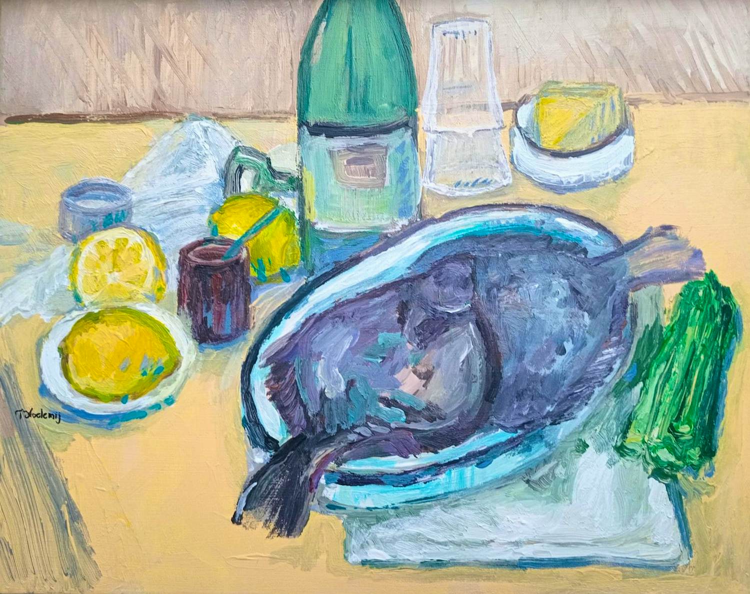 Buy Tanja Koelemij - serie stillevens platvis? Bid from 85!