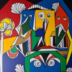 Maartje Wijngaarden - Zonder titel - Gesigneerd - E/A kopen? Bied vanaf 1!